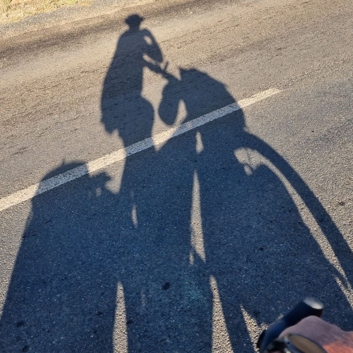 Schatten – Philip Collette mit dem Fahrrad unterwegs in Südafrika, um sich selbst zu begegnen